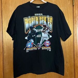 Vintage World Series 1993 Black T-Shirt Made in USA